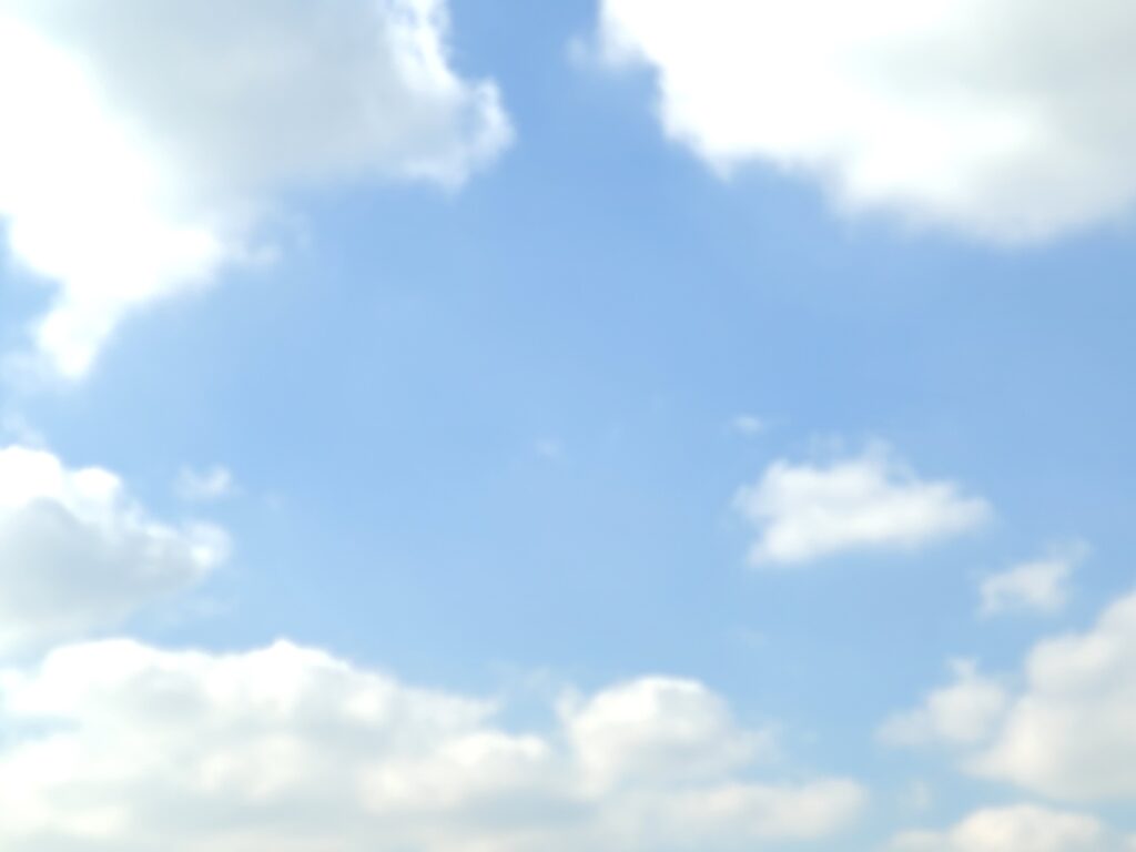 自宅から見える青空