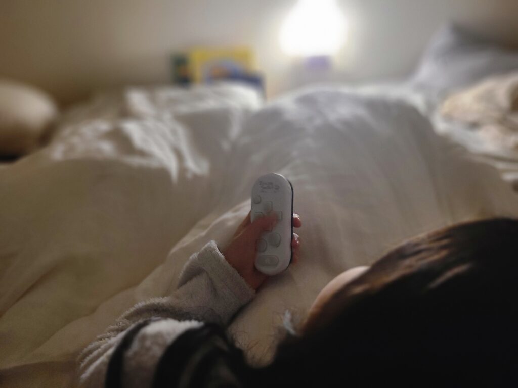 次女(8歳)がドリームスイッチを操作している姿の写真