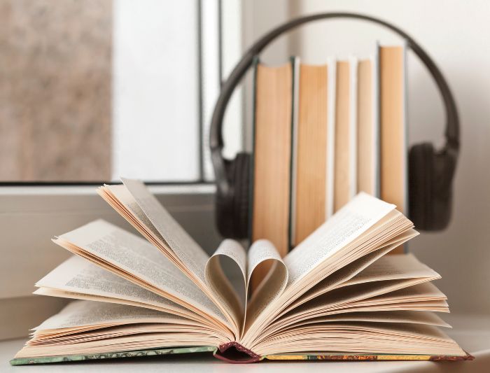オーディオブックをイメージした写真