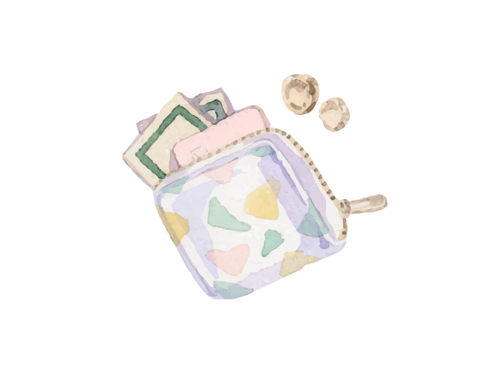 お財布のイラスト