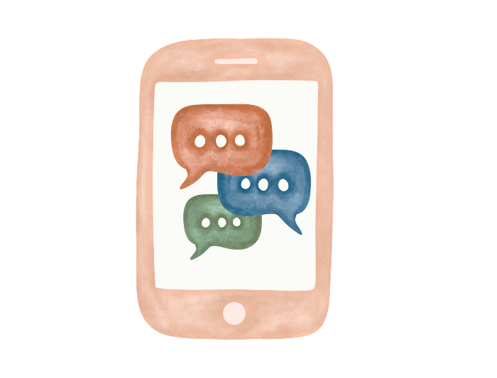 スマホのイラスト