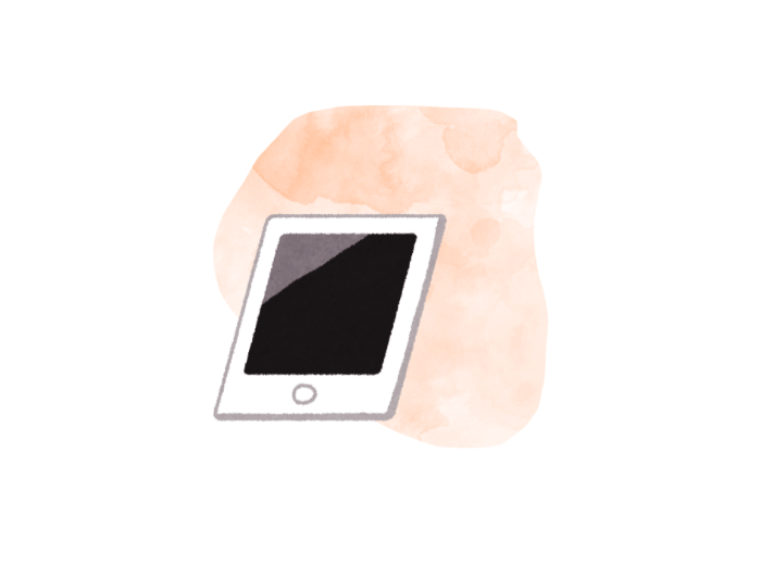 タブレットのイラスト