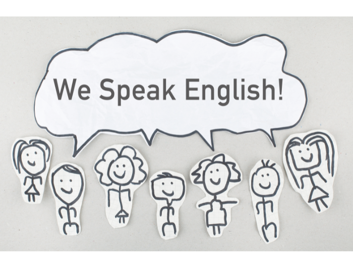 「ノバキッド体験して英語を話すようになった子供達」をイメージしたイラスト
