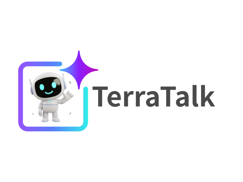 クラウティ無料体験でつかえるAIアプリ「TerraTalk」をイメージしたイラスト