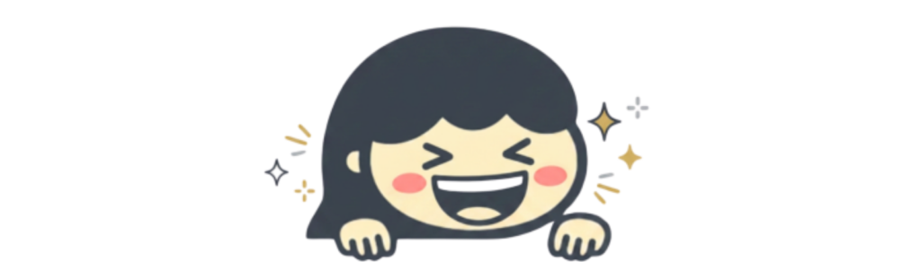 つむぎ(母)がとびきりの笑顔で、どんな悩みが解決できるかを話しているイラスト
